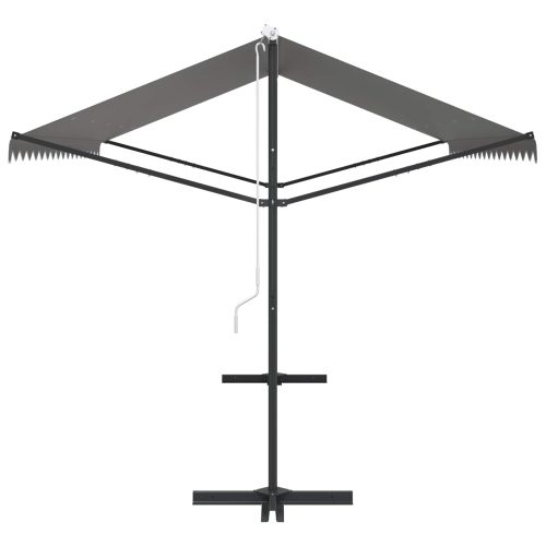 Самостоятелен сенник Сиво 4 × 3 m Полиестер