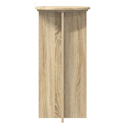 Стойка за растения 2 pcs Дъб сонома 40 x 40 x 80 cm