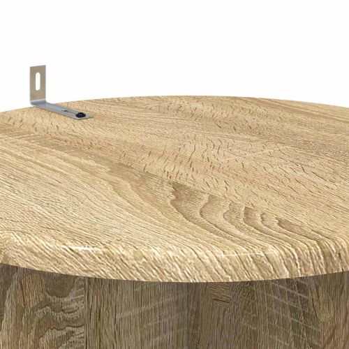 Стойка за растения 2 pcs Дъб сонома 40 x 40 x 80 cm