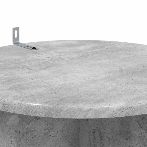 Стойка за растения 2 pcs Бетонно сиво 40 x 40 x 80 cm