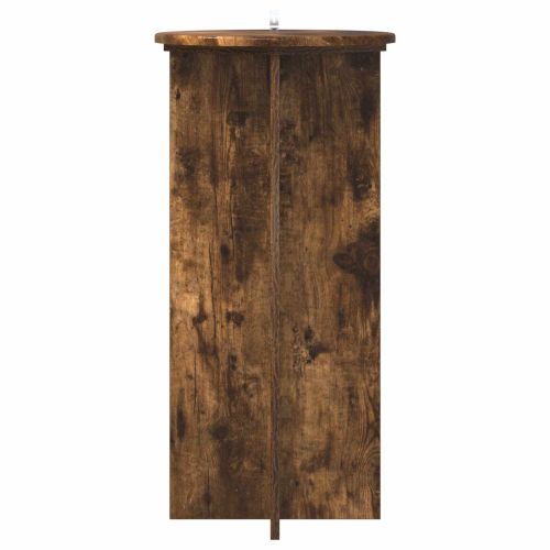 Стойка за растения 2 pcs Опушен дъб 40 x 40 x 80 cm