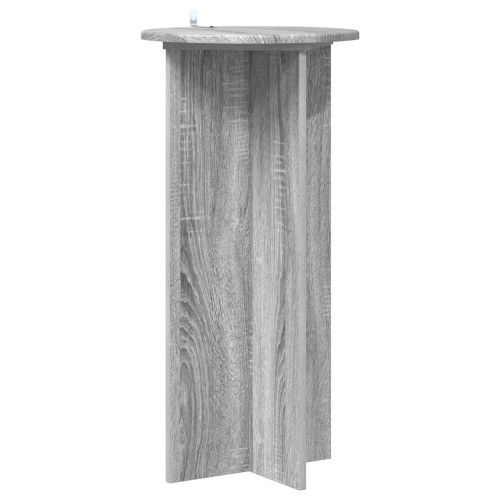 Стойка за растения 2 pcs Сива сонома 40 x 40 x 80 cm