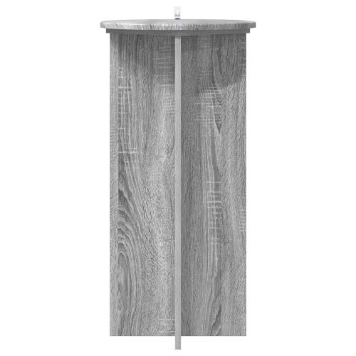 Стойка за растения 2 pcs Сива сонома 40 x 40 x 80 cm