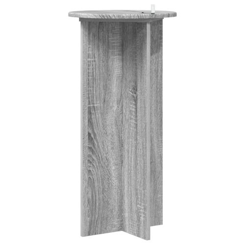 Стойка за растения 2 pcs Сива сонома 40 x 40 x 80 cm