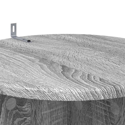 Стойка за растения 2 pcs Сива сонома 40 x 40 x 80 cm