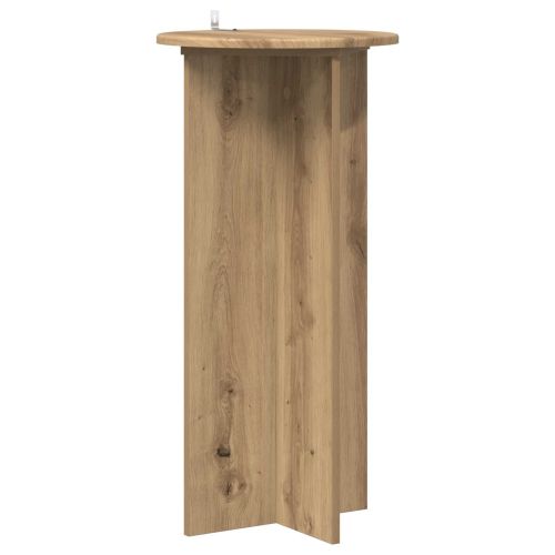 Стойка за растения 2 pcs Дъб артизан 40 x 40 x 80 cm