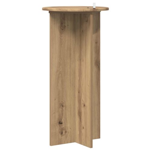Стойка за растения 2 pcs Дъб артизан 40 x 40 x 80 cm