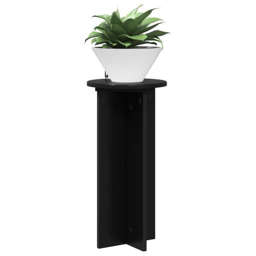 Стойка за растения 2 pcs Черно 29,5 x 29,5 x 60 см