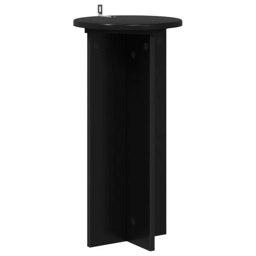 Стойка за растения 2 pcs Черно 29,5 x 29,5 x 60 см