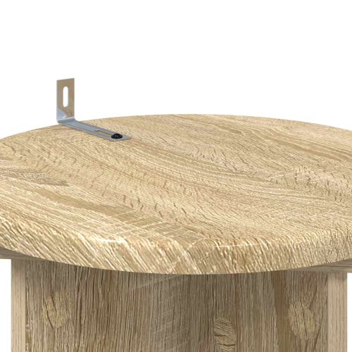 Стойка за растения 2 pcs Дъб сонома 29,5 x 29,5 x 60 см