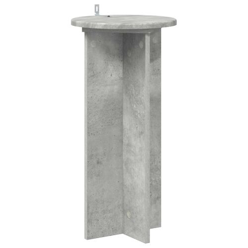 Стойка за растения 2 pcs Бетонно сиво 29,5 x 29,5 x 60 см