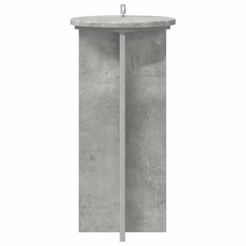 Стойка за растения 2 pcs Бетонно сиво 29,5 x 29,5 x 60 см