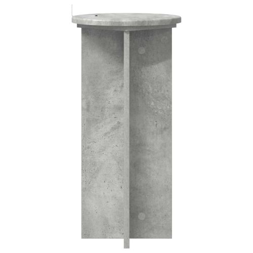 Стойка за растения 2 pcs Бетонно сиво 29,5 x 29,5 x 60 см