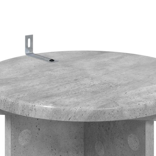 Стойка за растения 2 pcs Бетонно сиво 29,5 x 29,5 x 60 см