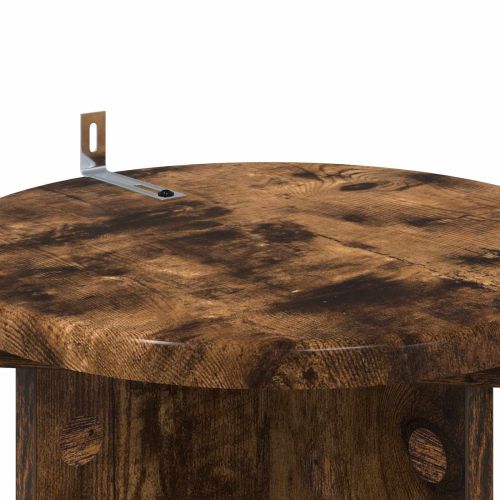 Стойка за растения 2 pcs Опушен дъб 29,5 x 29,5 x 60 см