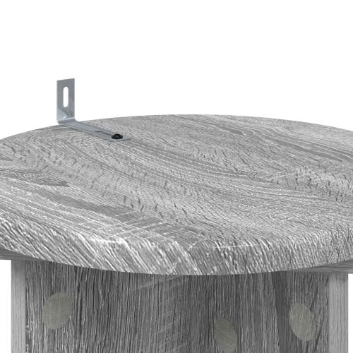 Стойка за растения 2 pcs Сива сонома 29,5 x 29,5 x 60 см