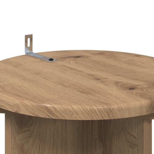 Стойка за растения 2 pcs Дъб артизан 29,5 x 29,5 x 60 см