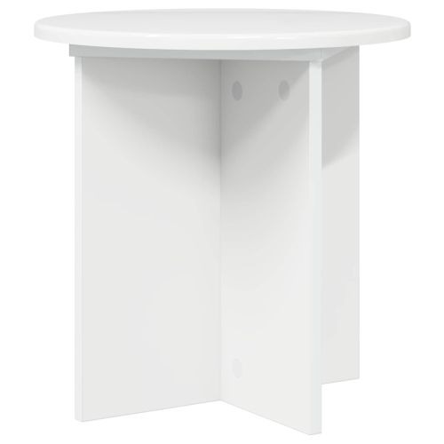 Стойка за растения 2 pcs Бял гланц 40 x 40 x 40 cm