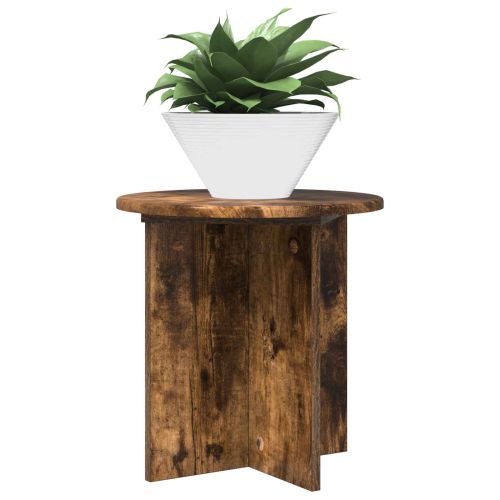 Стойка за растения 2 pcs Опушен дъб 40 x 40 x 40 cm