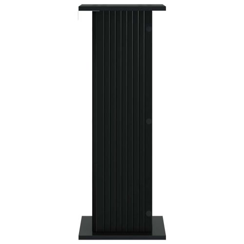 Стойка за растения Черно 30,5 x 30 x 80,5 см