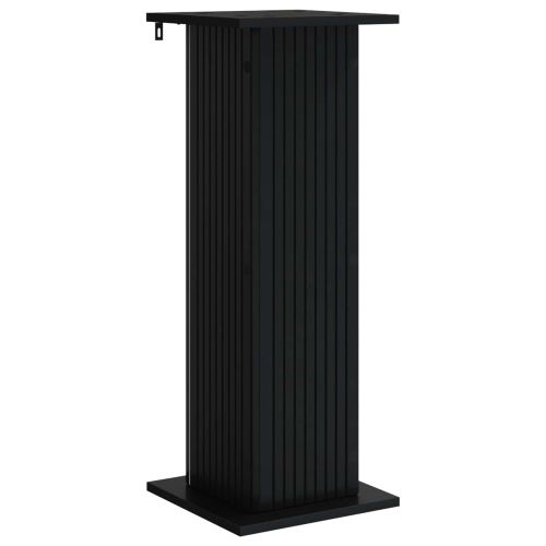 Стойка за растения 2 pcs Черно 30,5 x 30 x 80,5 см