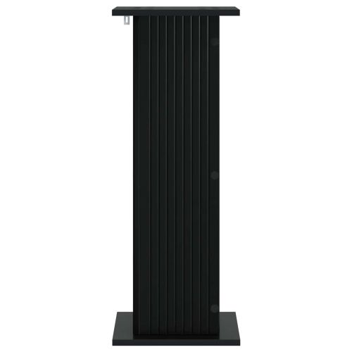 Стойка за растения 2 pcs Черно 30,5 x 30 x 80,5 см