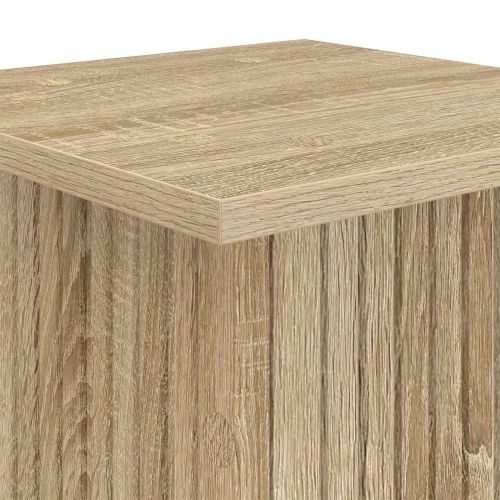 Стойка за растения 2 pcs Дъб сонома 30,5 x 30 x 80,5 см