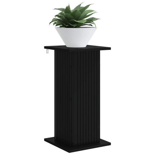 Стойка за растения 2 pcs Черно 30,5 x 30 x 60,5 см