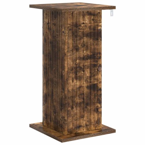 Стойка за растения 2 pcs Опушен дъб 30,5 x 30 x 60,5 см