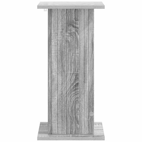 Стойка за растения 2 pcs Сива сонома 30,5 x 30 x 60,5 см