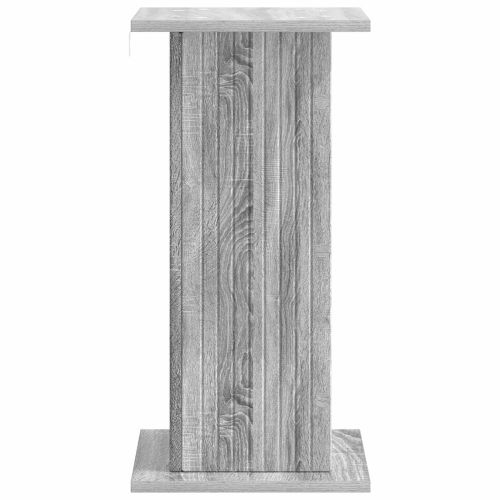 Стойка за растения 2 pcs Сива сонома 30,5 x 30 x 60,5 см