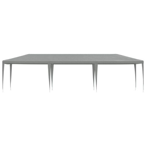 Парти шатър Светлосиво 900 x 300 x 255 см Полиетилен и стомана