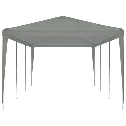 Парти шатър Светлосиво 900 x 300 x 255 см Полиетилен и стомана
