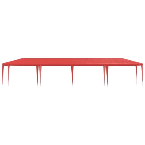 Парти шатър Червено 1200 x 300 x 255 см Полиетилен и стомана