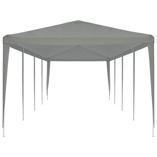 Парти шатър Светлосиво 1200 x 300 x 255 см Полиетилен и стомана