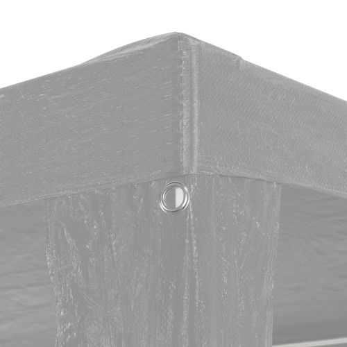 Парти шатър Светлосиво 1200 x 300 x 255 см Полиетилен и стомана