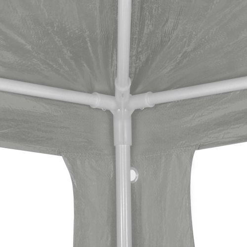 Парти шатър Светлосиво 1200 x 300 x 255 см Полиетилен и стомана