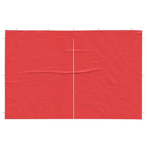 Стена на палатка за парти 2 pcs Червено 300 x 195 см