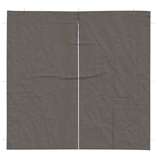 Стена на палатка за парти 2 pcs Антрацит 200 x 195 см