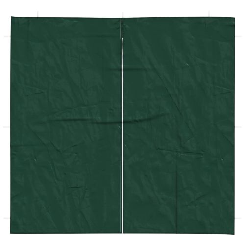 Стена на палатка за парти 2 pcs Зелено 200 x 195 см