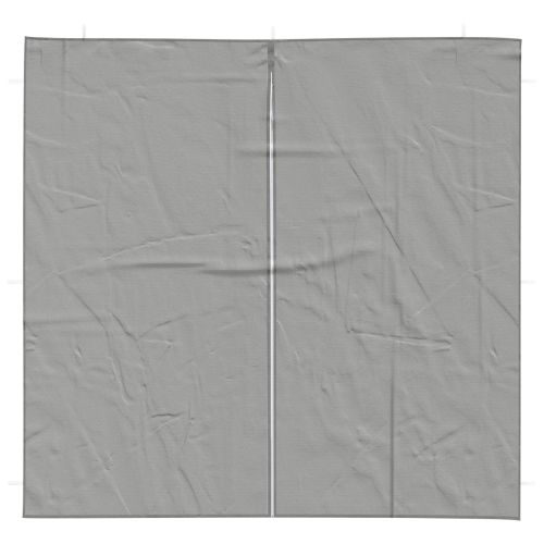 Стена на палатка за парти 2 pcs Светлосиво 200 x 195 см