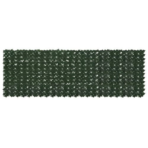 Завеса за балкон с листа Тъмнозелено 300 x 100 cm