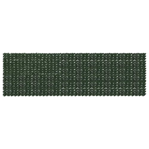 Завеса за балкон с листа Тъмнозелено 500 x 150 cm