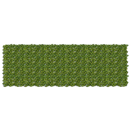 Завеса за балкон с листа Зелен и жълт 300 x 100 cm