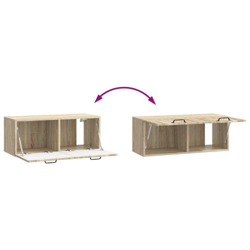 Стенно монтиран ТВ шкаф Дъб сонома 78,5 x 31 x 30 см