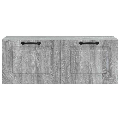 Стенно монтиран ТВ шкаф Сива сонома 78,5 x 31 x 30 см