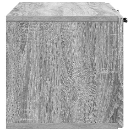 Стенно монтиран ТВ шкаф Сива сонома 78,5 x 31 x 30 см