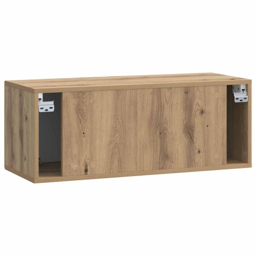 Стенно монтиран ТВ шкаф Дъб артизан 78,5 x 31 x 30 см