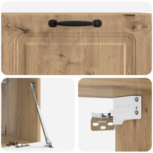 Стенно монтиран ТВ шкаф Дъб артизан 78,5 x 31 x 30 см