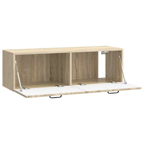 Стенно монтиран ТВ шкаф Дъб сонома 98 x 31 x 30 см